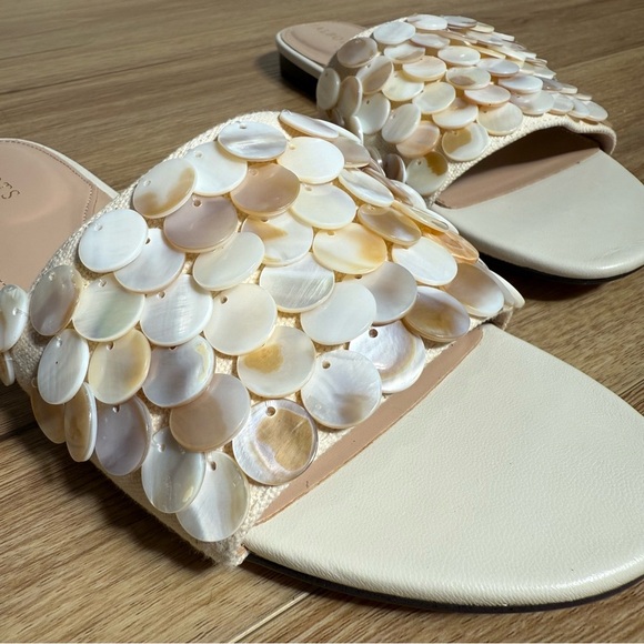 Talbots KERI SHELL EMBELLISHED SLIDES Sandals Women’s Size 9M - Picture 8 of 9